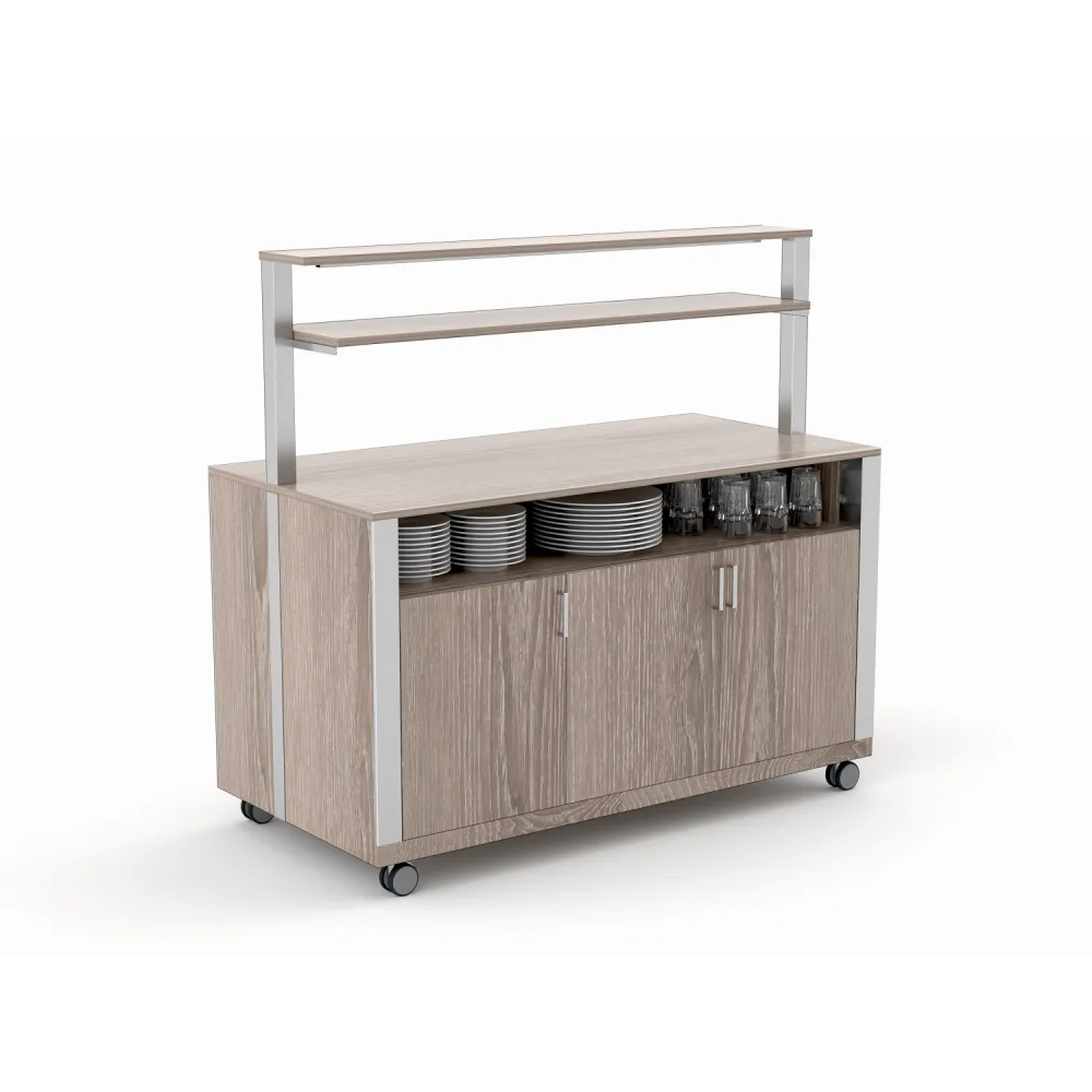 MODULE NEUTRE AVEC ÉTAGÈRES SUPÉRIEURES, PORTES ET COMPARTIMENT POUR VAISSELLE ATHENA SAL VP 3 AL