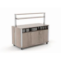 MODULE NEUTRE AVEC ÉTAGÈRES SUPÉRIEURES, PORTES ET COMPARTIMENT POUR VAISSELLE ATHENA SAL VP 3 AL