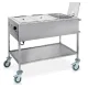 CHARIOT THERMIQUE BAIN MARIE EN ACIER INOXYDABLE CAPRICORNO 3 GN1/1