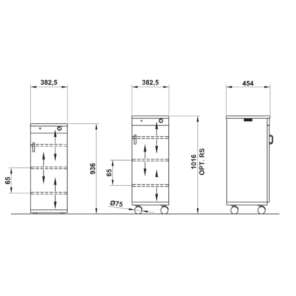 ARMOIRE CHAUFFE-ALIMENTS OU CHAUFFE-VAISSELLE GEMMA60