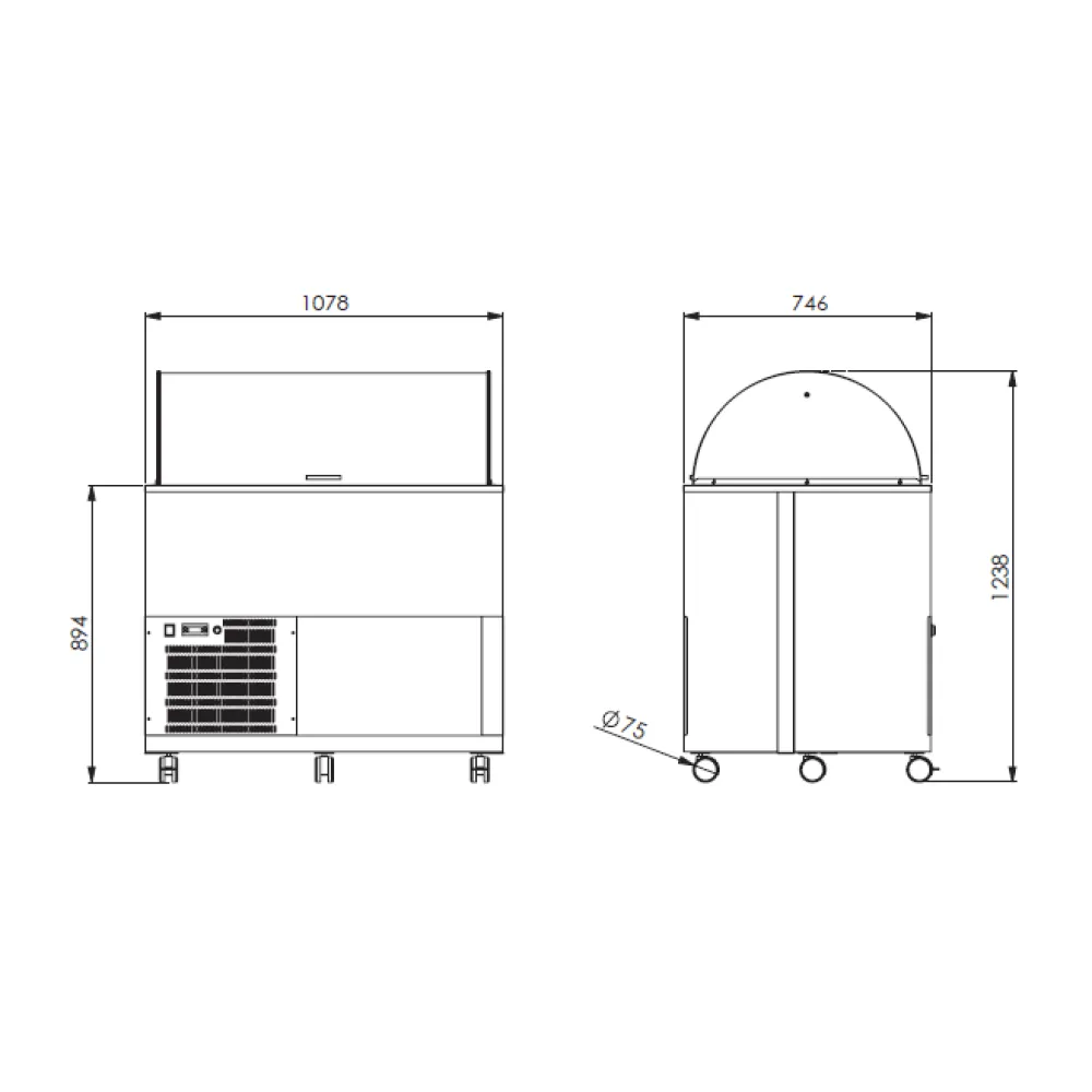 CHARIOT BUFFET GIUNONE RV
