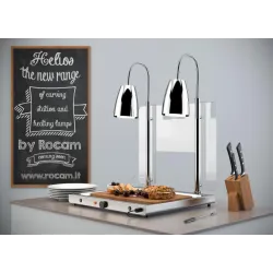 SURFACE CHAUFFANTE AVEC LAMPE INFRAROUGE HELIOS 1/1 FIX P2