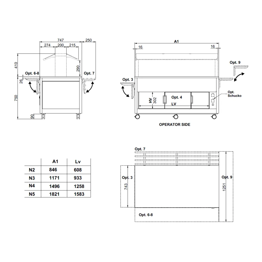 BUFFET NEUTRE KIDS 5N