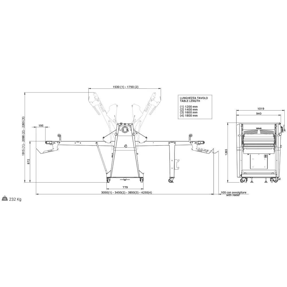 Laminoir manuel R65-T/16