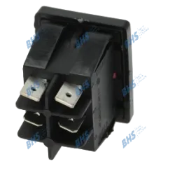 BIPOLAR SWITCH RED 16A 250V