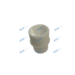 Restrictor outlet powder container