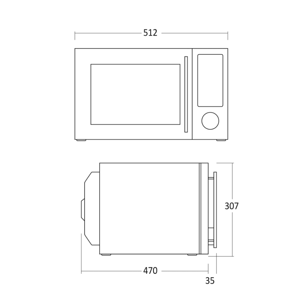 Four micro-onde MIC 2501