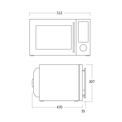 Four micro-onde MIC 2501