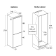 Réfrigérateur encastrable BIC 336 W