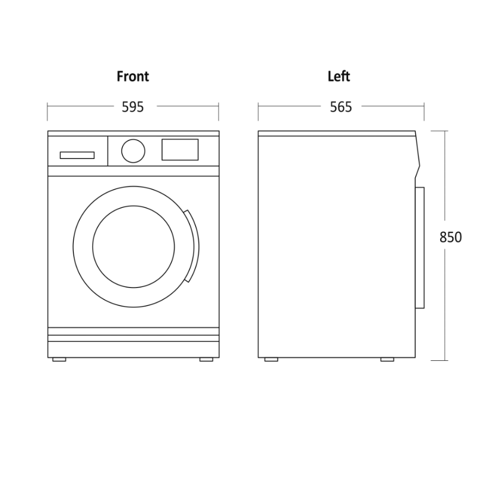 Machine à laver WAH 2808 W