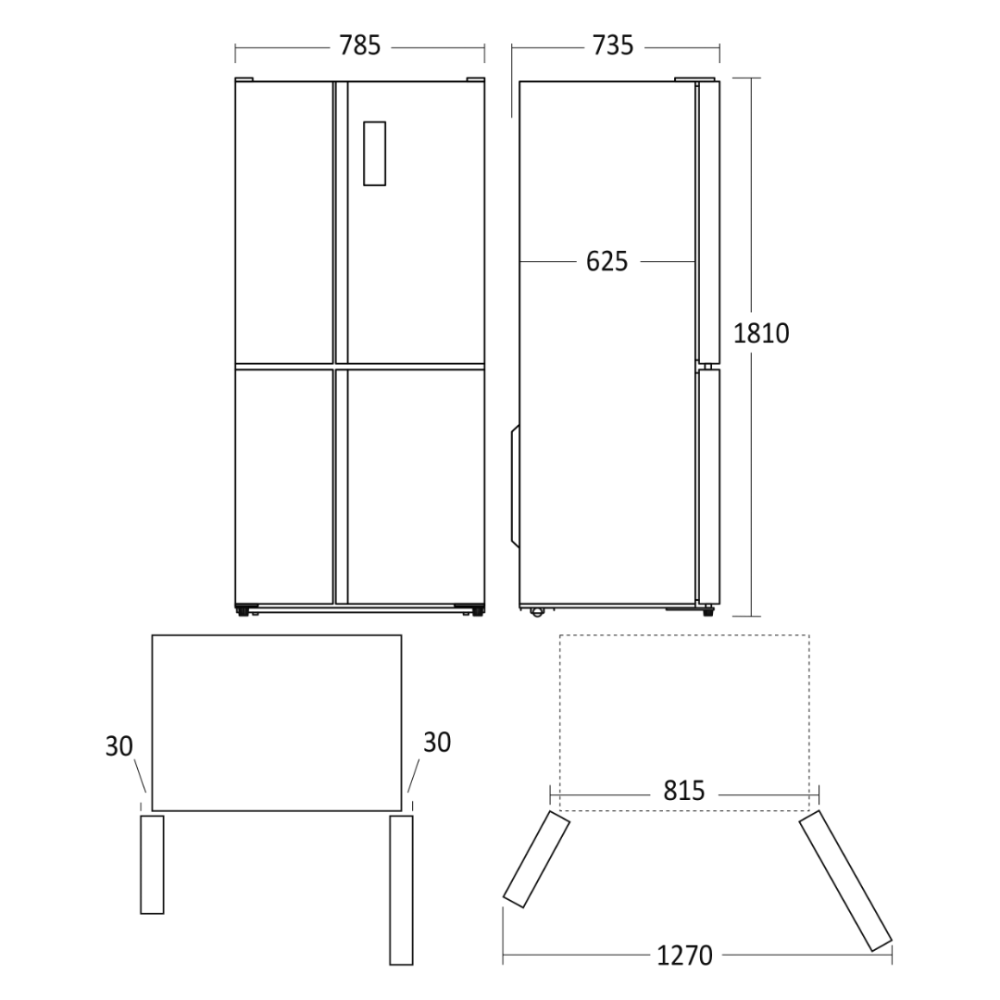 Réfrigérateur Combi SKF 481 X