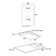 Induction stove hob K 52 Domino