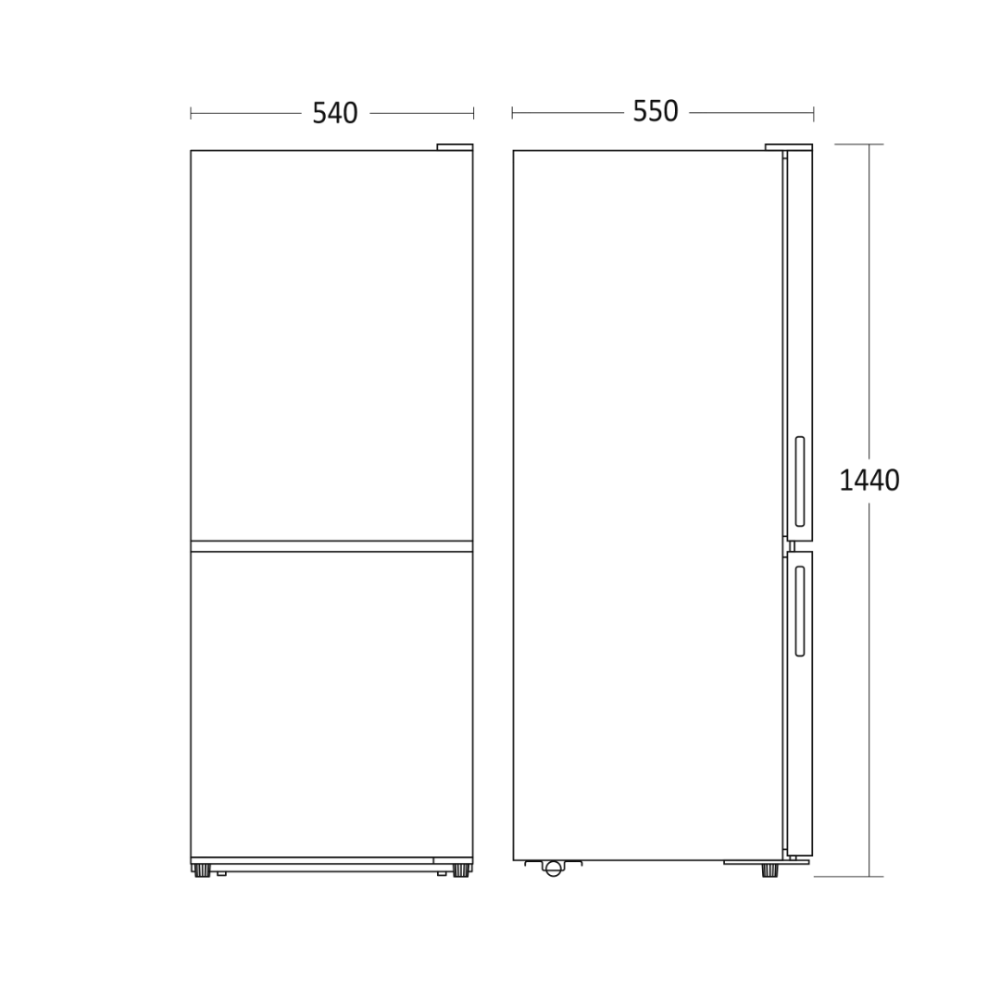 Réfrigérateur Combi SKF 231 W
