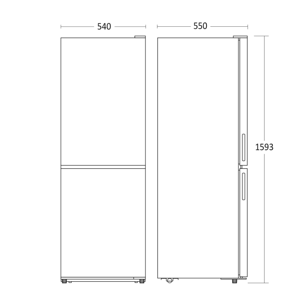 Réfrigérateur Combi SKF 297 W