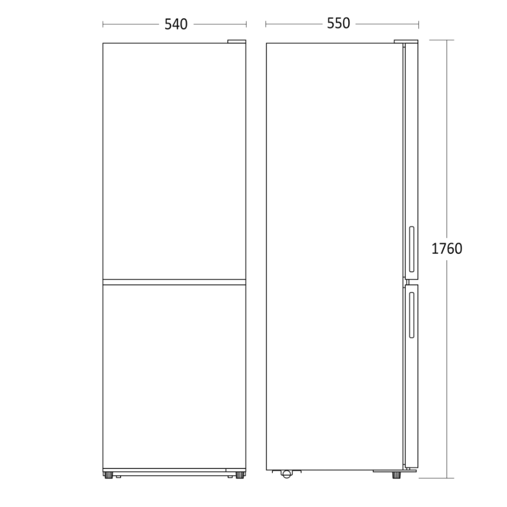 Réfrigérateur Combi SKF 307 W