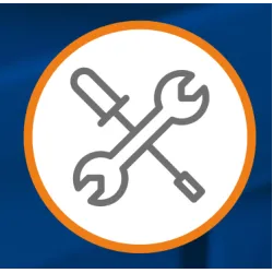 Table en acier inoxydable avec deux étagères