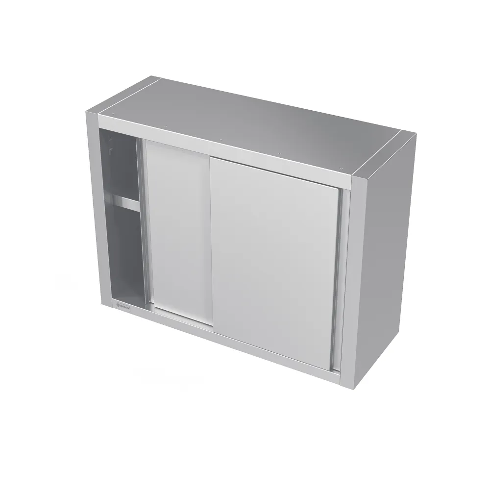 Armoire murale inox à portes coulissantes 1400 mm Novameta CKS2-140-30-60