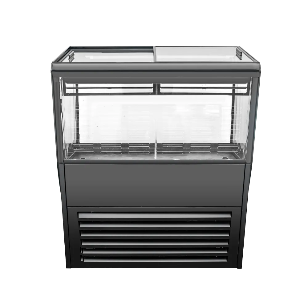 Vitrine réfrigérée à ventilation forcée SCANDOMESTIC IMC82BC 68 litres noire