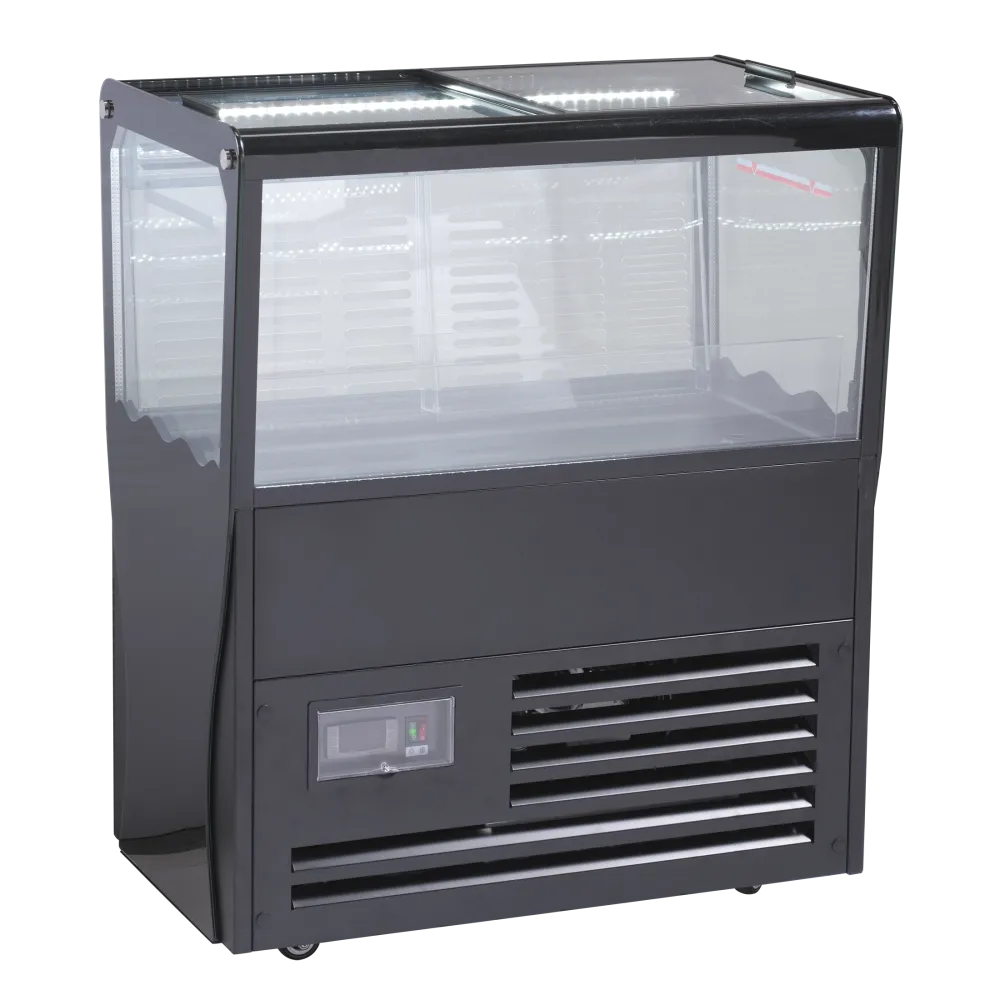 Vitrine réfrigérée à ventilation forcée SCANDOMESTIC IMC82BC 68 litres noire