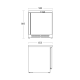 Réfrigérateur professionnel Scandomestic HOME 73 L GUR200X