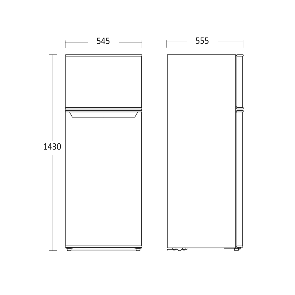 Réfrigérateur CBF206WE
