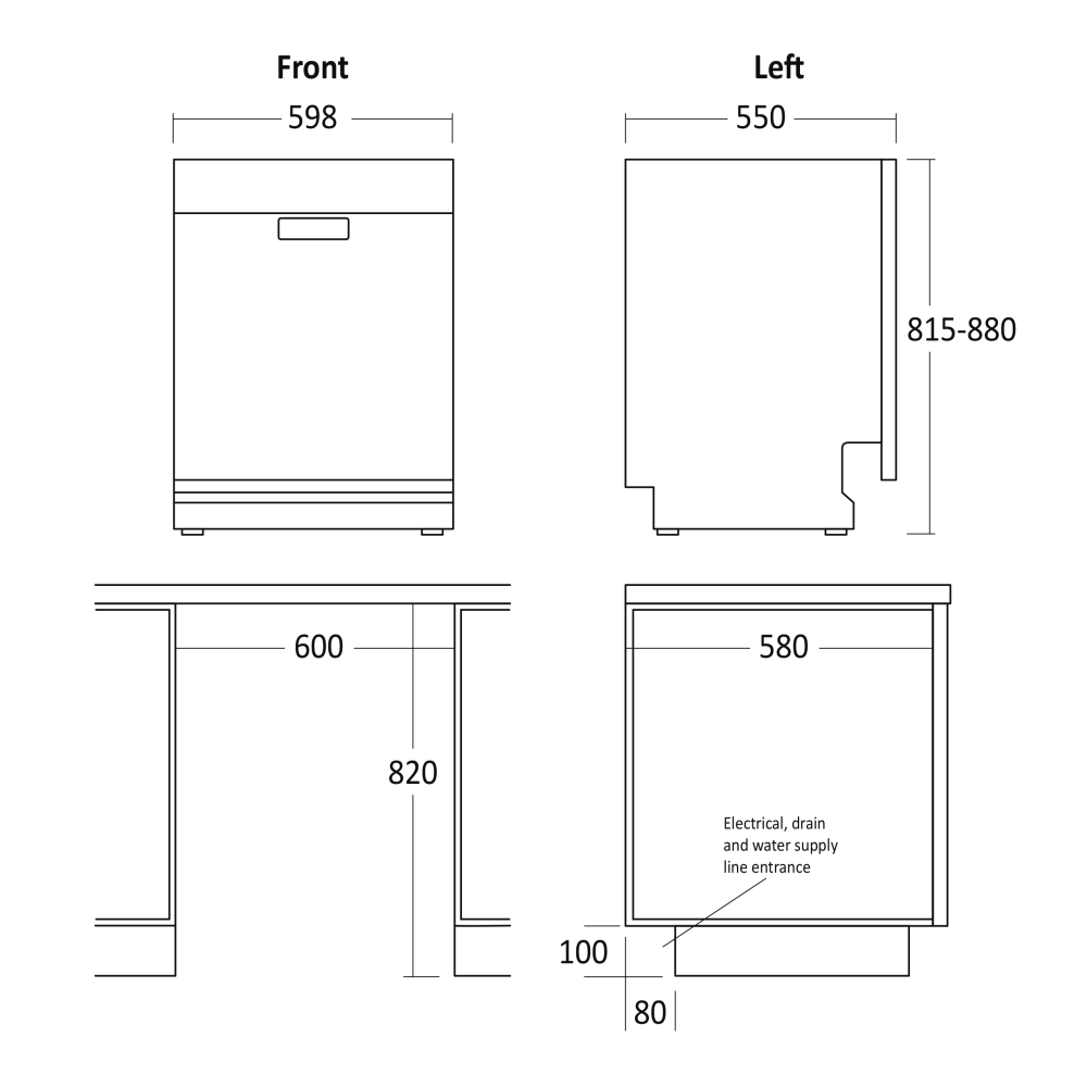 Lave-vaisselle DWI1444WC