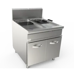 Friteuse à gaz avec armoire 17+17L LADYQ 900 LQ/FLG2V17