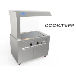 Station de cuisson avec plaque chauffante Teppanyaki intégrée CCOOKTEP800