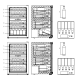 Cave à vin vitrée bi-température SCANDOMESTIC SV452B noire 39 bouteilles