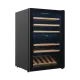 Cave à vin vitrée bi-température SCANDOMESTIC SV452B noire 39 bouteilles