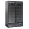 Armoire congélation vitrée 2 portes 702 L SCANDOMESTIC DF1006BD noire