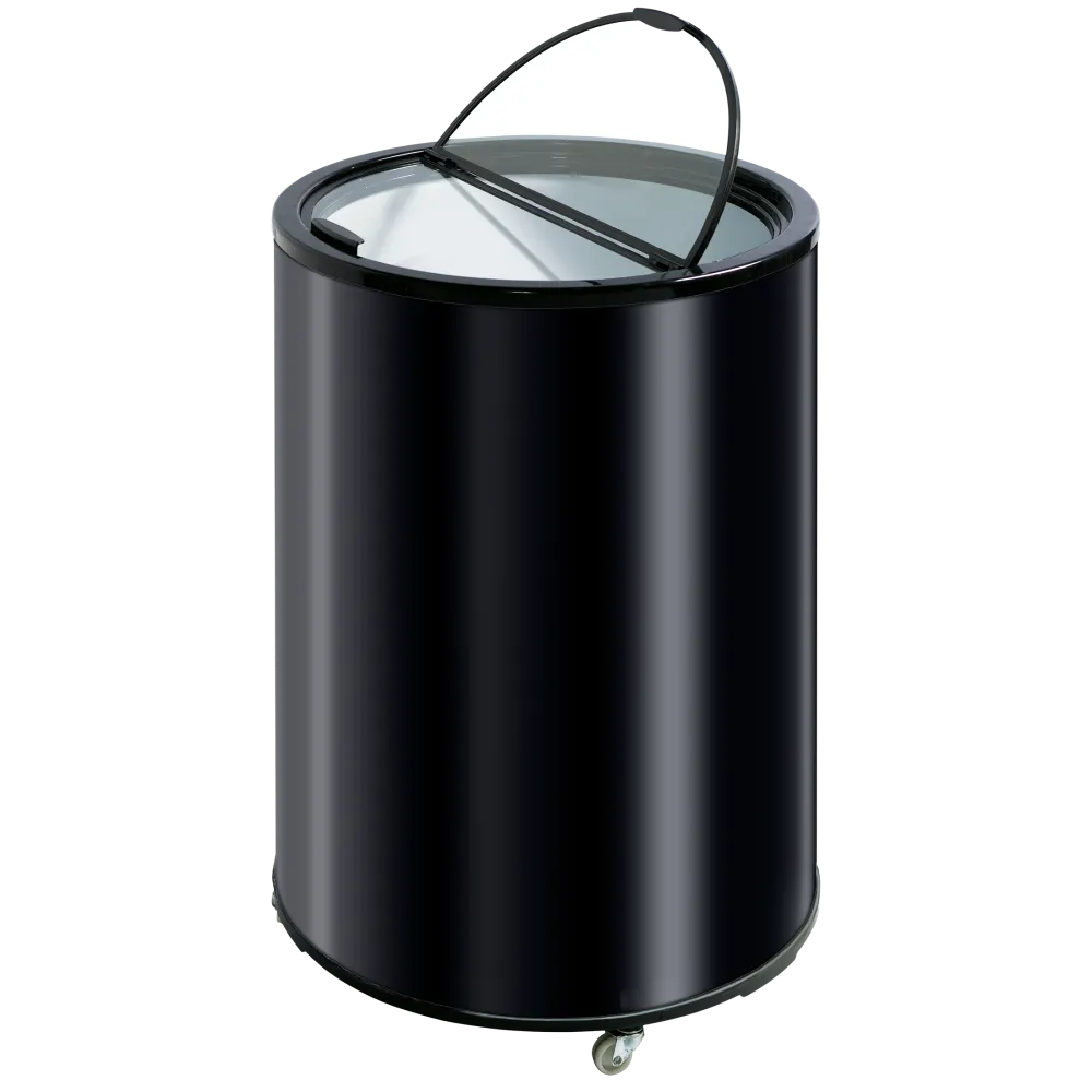 Vitrine réfrigérée statique SCANDOMESTIC TK86BE 84 litres noire