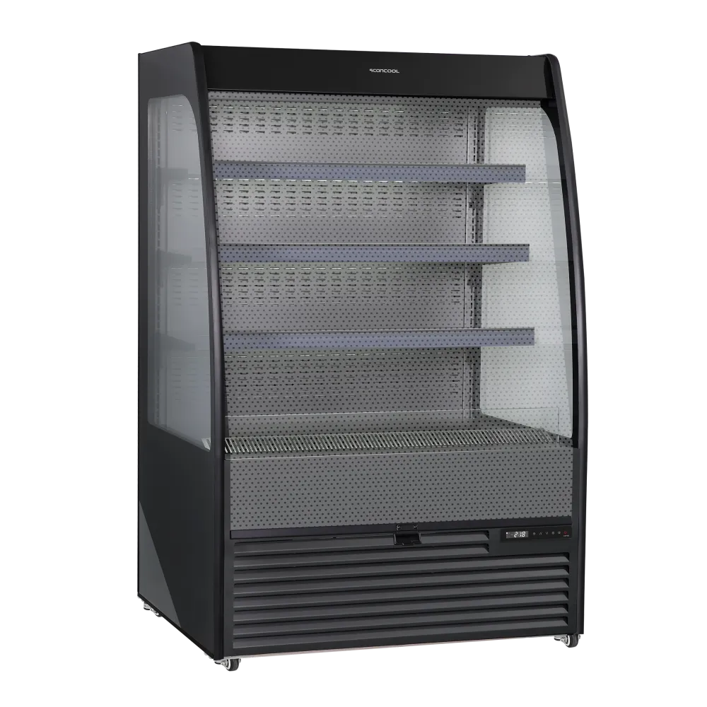 Vitrine réfrigérée 209 L SCANDOMESTIC OFC90B noire