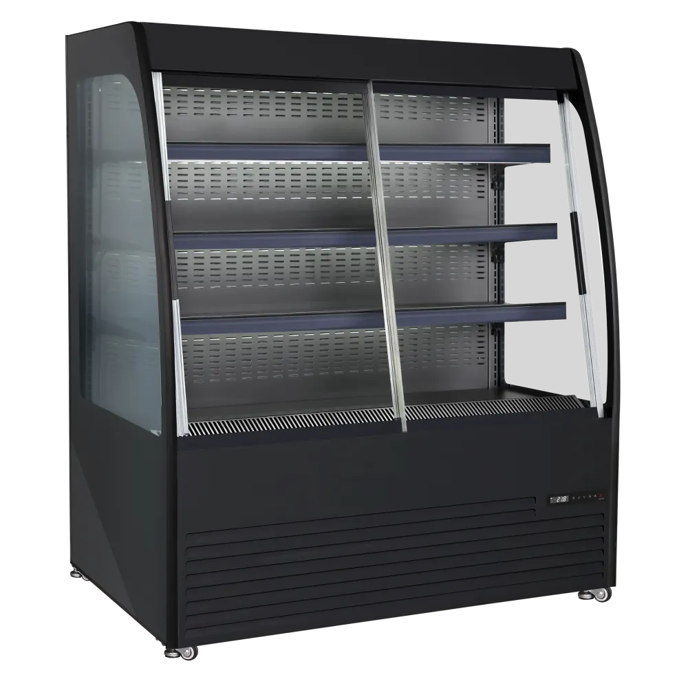 Vitrine réfrigérée SCANDOMESTIC 283 L OFC120BG noire
