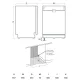 Lave-vaisselle professionnel SCANDOMESTIC DWI1642WB 16 couverts