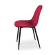 Chaise professionnelle velours rouge BELLA MILANO