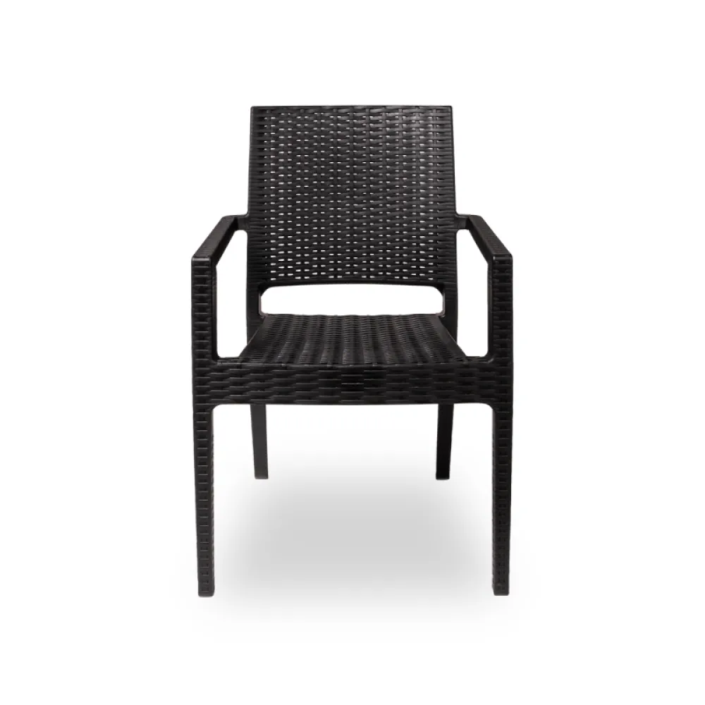 Chaise professionnelle MARIO 110 en polypropylène noir