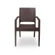 Chaise professionnelle MARIO 900 brown pour extérieur