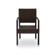 Chaise LEONARDO 0707 brown en technorattan