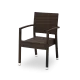 Chaise LEONARDO 0707 brown en technorattan