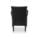 Chaise LORENZO 0101 en technorattan noir