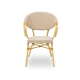 Chaise CAMILLO 0377 en technorattan beige