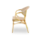 Chaise CAMILLO 0377 en technorattan beige
