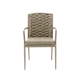 Chaise INTRECCIO 7116 beige en technorattan et aluminium