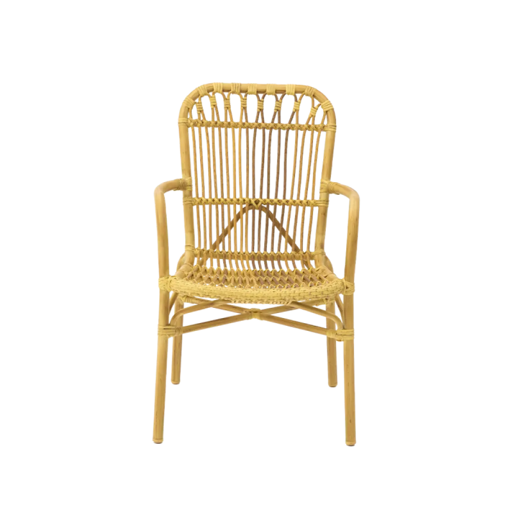 Chaise BAMBOO en technorattan beige