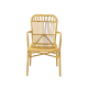 Chaise BAMBOO en technorattan beige
