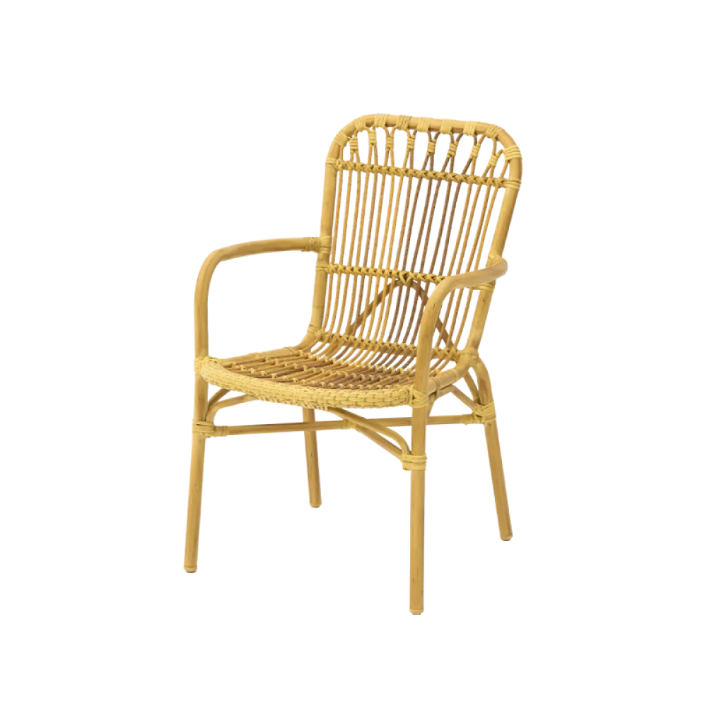 Chaise BAMBOO en technorattan beige