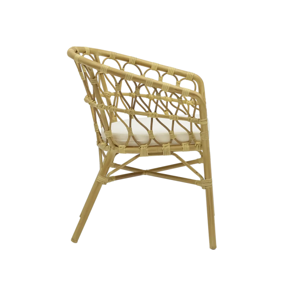Chaise HAWAI en technorattan beige