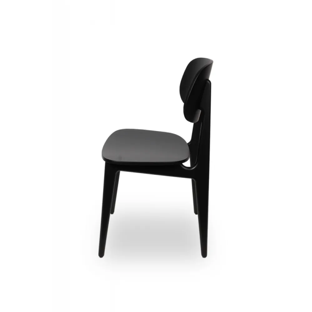 Chaise professionnelle NORM 015 en hêtre noir