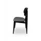 Chaise professionnelle NORM 015 en hêtre noir